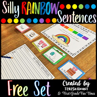 These silly sentences are perfect for sentence writing and reading fluency. Your students are sure to love creating funny sentences as they master the skills to write. You can use these to teach parts of speech, reading fluency, writing fluency, or many other literacy concepts.