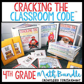 Escape room games are perfect for any elementary classroom. Students try and escape a risky situation in a specified amount of time. My Cracking the Classroom Code games are available for kindergarten, first grade, second grade, third grade, fourth grade, and fifth grade. Math and language arts escape games are available. 