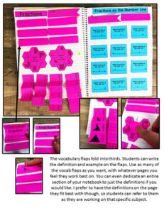 3rd Grade Math Interactive Notebook Pages for the Common Core Standards ...