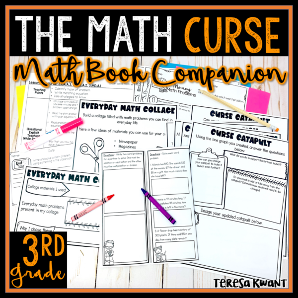3rd grade math curse book companion