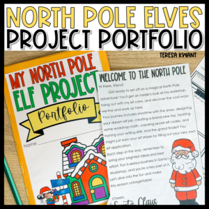 Christmas math and writing project