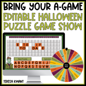 PowerPoint Editable Game Template for Halloween