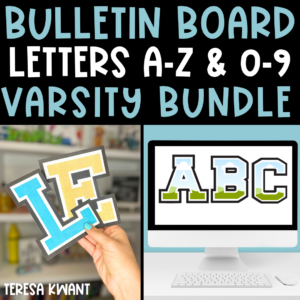 Varsity Bulletin Board Letters