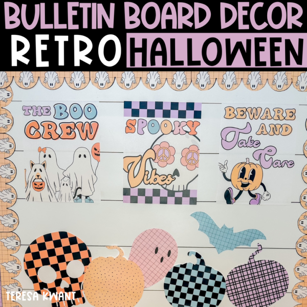 Retro Halloween Decor Kit