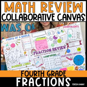 4th Grade Math Review Fraction Skills & Fun Standardized Test Prep