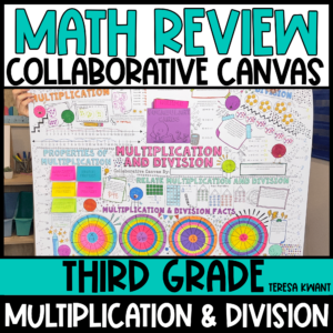 3rd Grade Math Review Multiplication & Division Fun Test Prep Activity & Lesson
