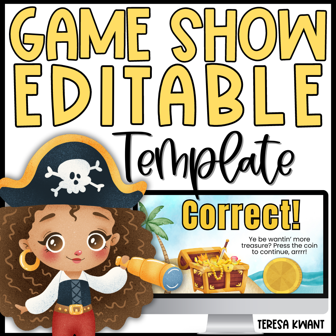 Editable Game show template for Canva